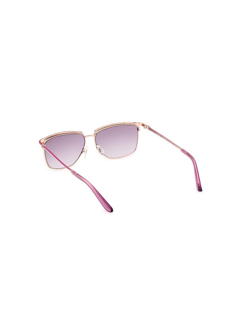 GUESS Full Rim Rectangular Female Sunglass Gu0013383Z56 - Image 3