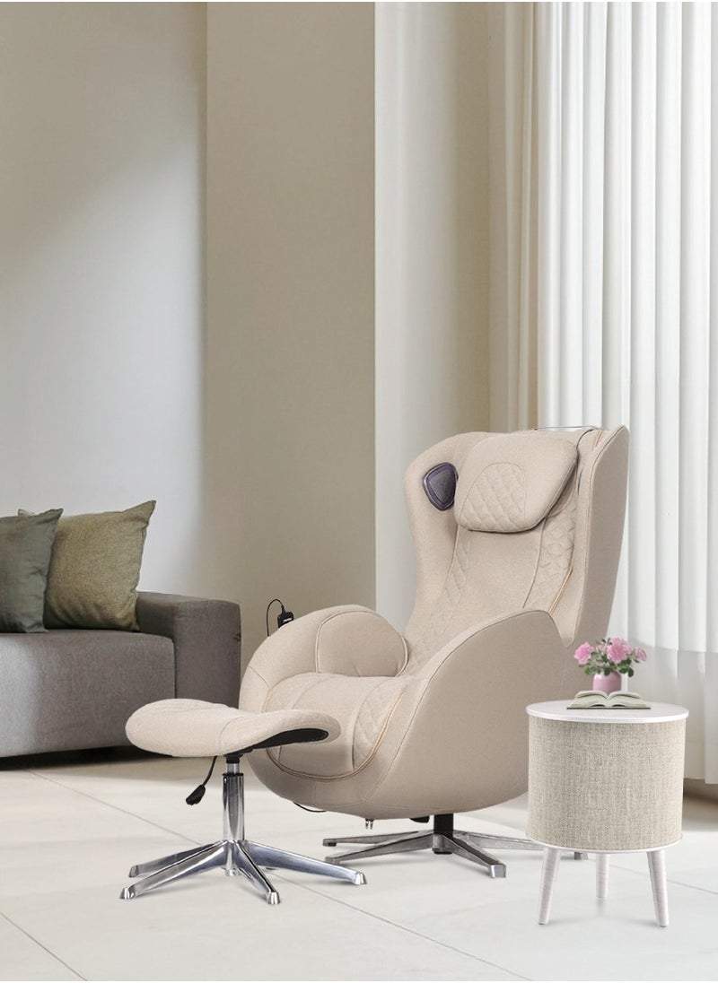 Nourest Nourest Orion 3D Rocking Recline Massage Chair with Ottoman & 4-in-1 Speaker Table Combo  - Image 2