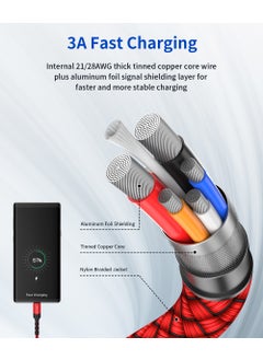 JSAUX Professional Series USB To Type-C 3 Ampere Fast Charging and Data Cable 1 Meter CC0011  - Image 5