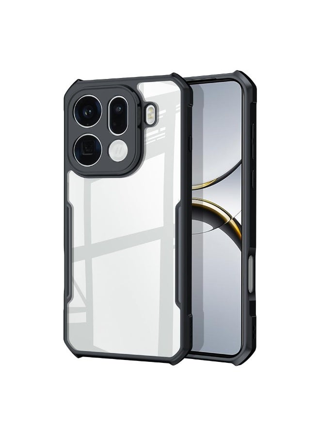 general Clear Case Compatible with OPPO Find X9 Pro 【Airbag Protection】 Transparent Case Camera Protection PC+TPU Shockproof Protective Back Cover for Oppo Find X9 Pro - Image 1
