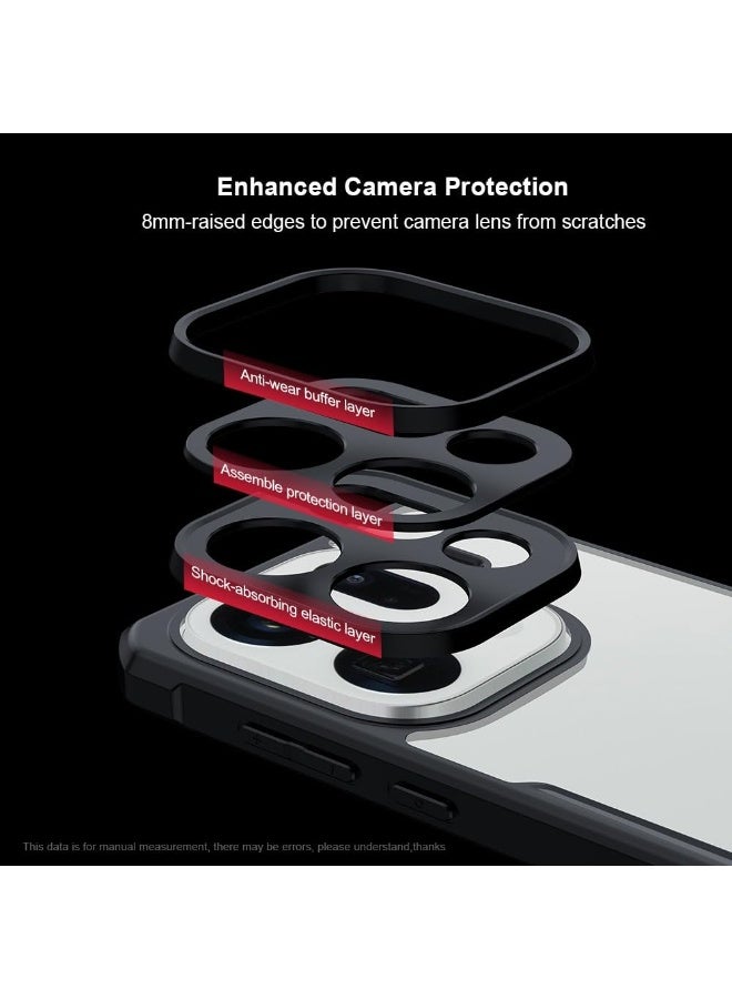 general Clear Case Compatible with OPPO Find X9 Pro 【Airbag Protection】 Transparent Case Camera Protection PC+TPU Shockproof Protective Back Cover for Oppo Find X9 Pro - Image 4