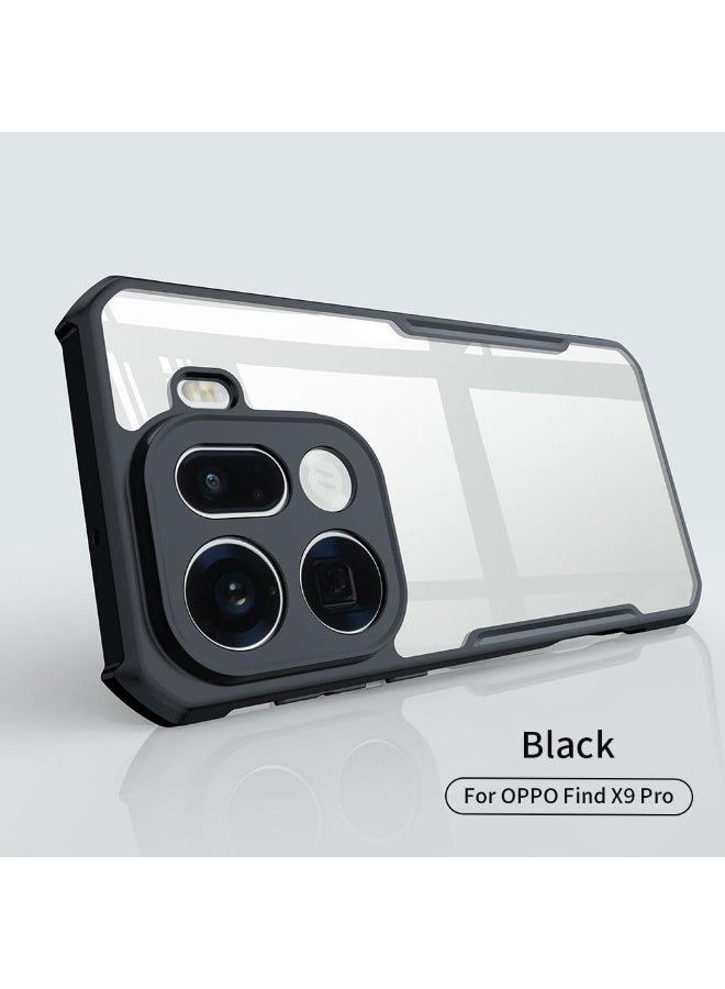 general Clear Case Compatible with OPPO Find X9 Pro 【Airbag Protection】 Transparent Case Camera Protection PC+TPU Shockproof Protective Back Cover for Oppo Find X9 Pro - Image 2