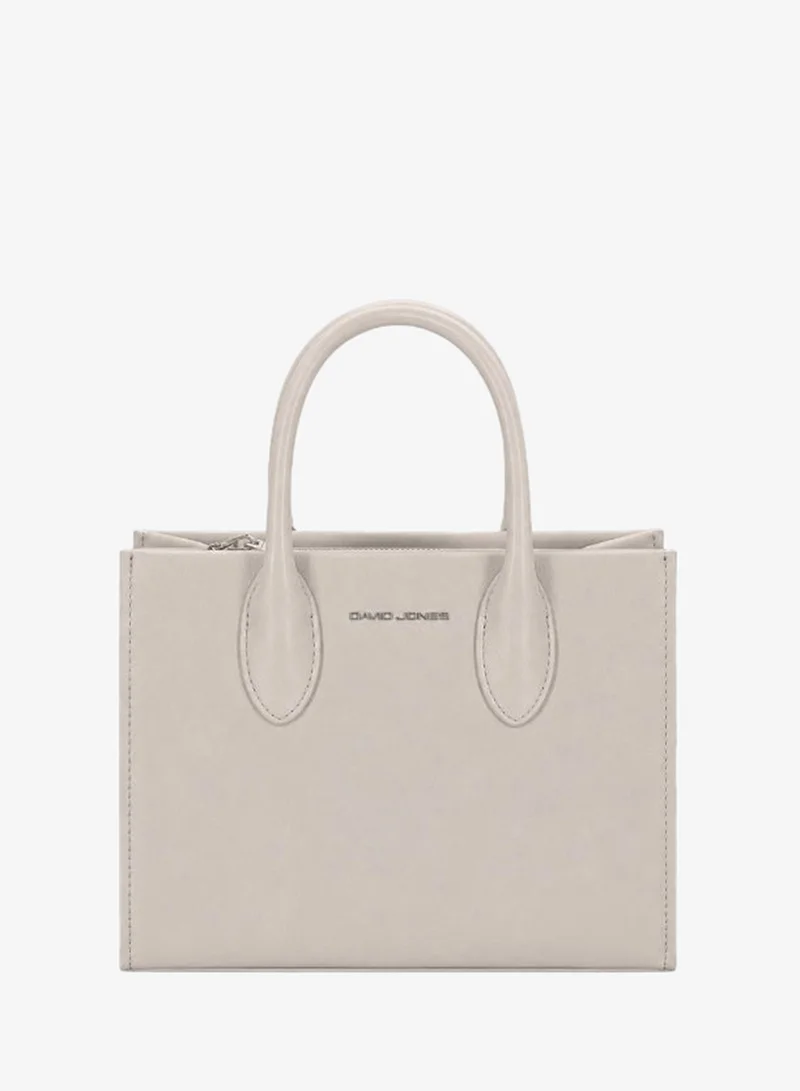 Maxine Tote bag by David Jones-French Leather shopper bag- Every Day Minimal leather bag- Classic designed women handbag