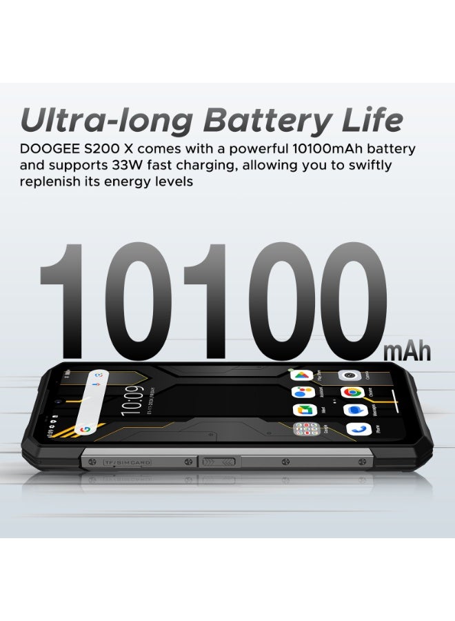 دوجي هاتف DOOGEE S200 X المقاوم للصدمات المزود بتقنية 5G، سعة 32 جيجابايت + 512 جيجابايت، مدعوم بالذكاء الاصطناعي، كاميرا 100 ميجابكسل/20 ميجابكسل، شاشة مزدوجة مقاس 6.72 بوصة - Image 3
