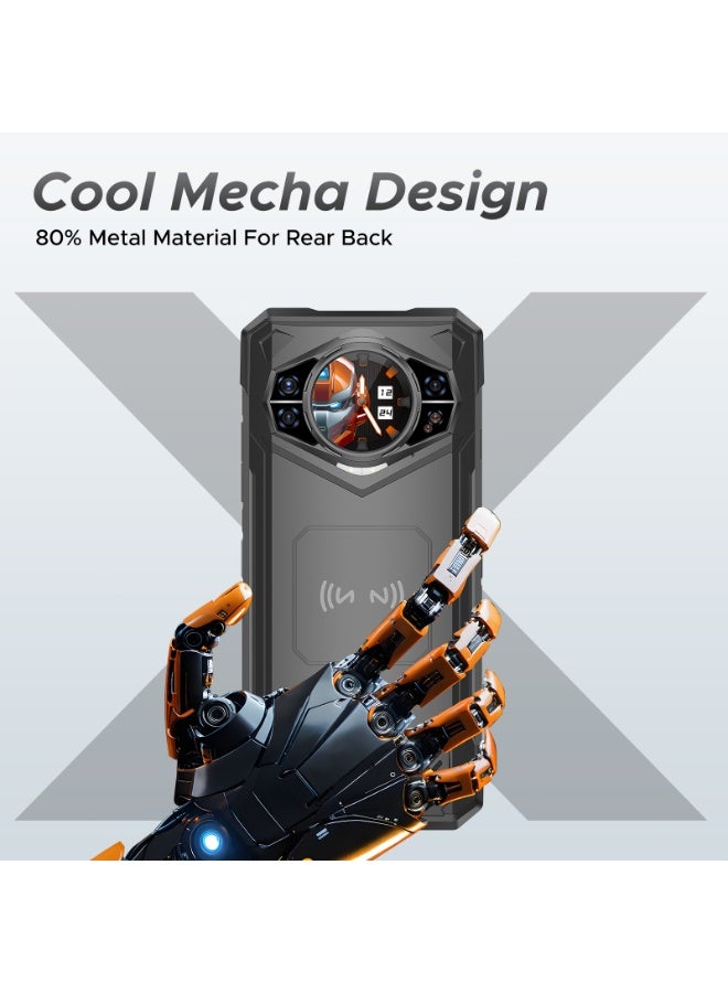 دوجي هاتف DOOGEE S200 X المقاوم للصدمات المزود بتقنية 5G، سعة 32 جيجابايت + 512 جيجابايت، مدعوم بالذكاء الاصطناعي، كاميرا 100 ميجابكسل/20 ميجابكسل، شاشة مزدوجة مقاس 6.72 بوصة - Image 2