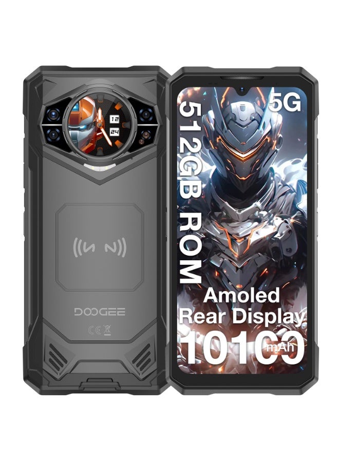 دوجي هاتف DOOGEE S200 X المقاوم للصدمات المزود بتقنية 5G، سعة 32 جيجابايت + 512 جيجابايت، مدعوم بالذكاء الاصطناعي، كاميرا 100 ميجابكسل/20 ميجابكسل، شاشة مزدوجة مقاس 6.72 بوصة - Image 1