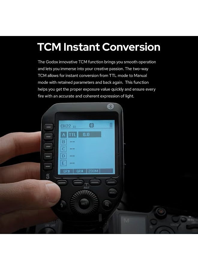 Godox XPROIIN 2.4G Wireless Flash Trigger, High Speed Sync Flash Transmitter, Extra Large LCD Screen Flash Control Trigger With Stable And Seamless Connection, (XPROIIN, For Nikon Camera) - Image 3