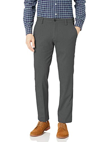 Dockers Men's Straight Fit Easy Khaki Pants, Storm Heather, 38W x 34L - Image 3