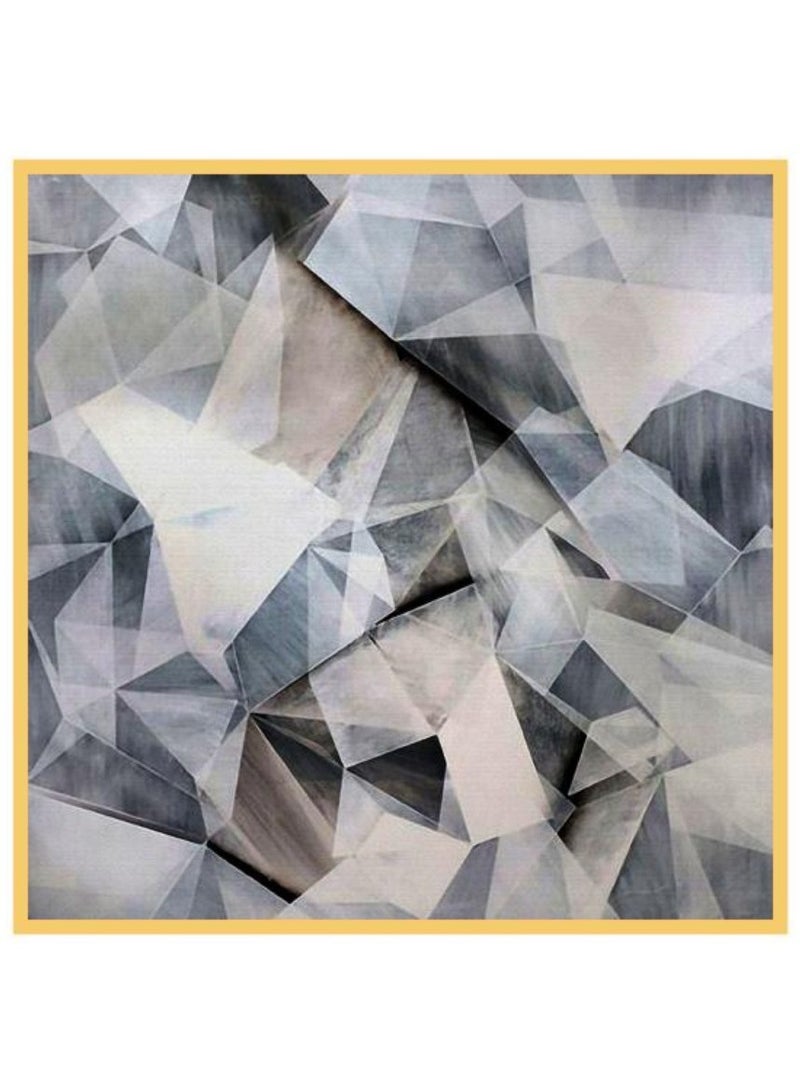 إيونتو لوحة فنية جدارية تجريدية فاخرة - لوحة زخرفية من البورسلين برش دقيق بإطار من الألومنيوم الذهبي، مناسبة لغرف المعيشة وغرف النوم والمكتب وديكورات المنازل العصرية - Image 2