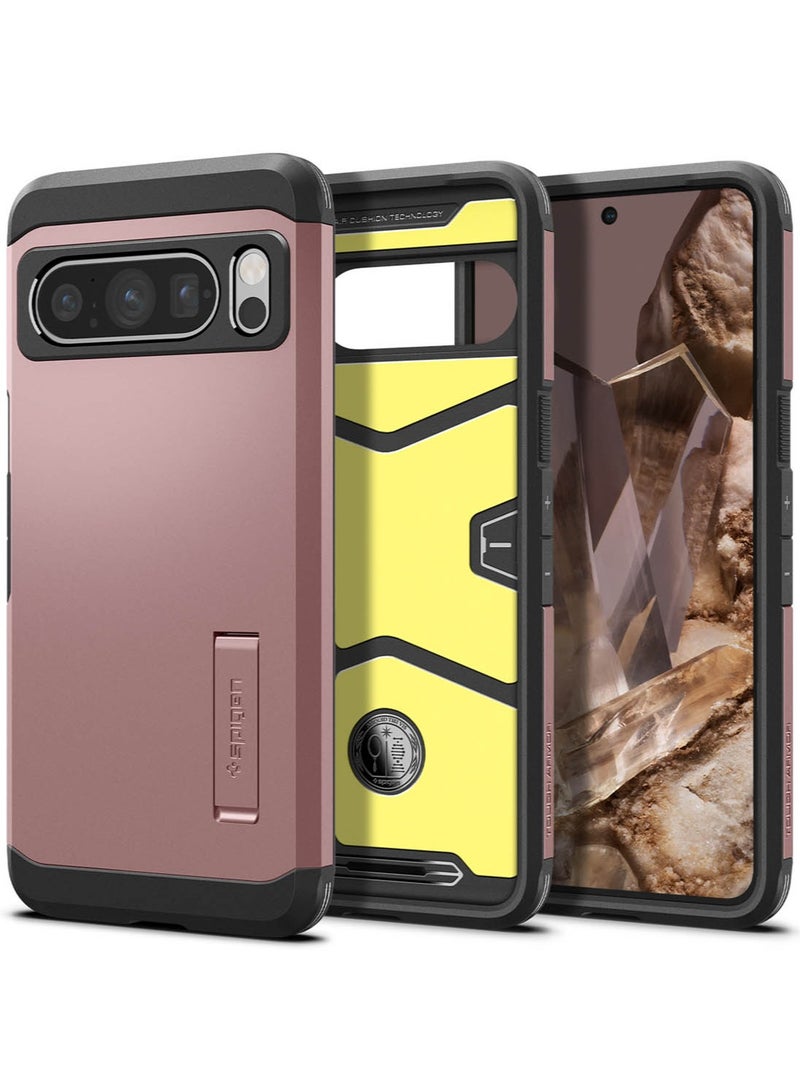 Spigen Tough Armor for Google Pixel 8 PRO Case Cover with Extreme Impact Foam - Rose Gold
