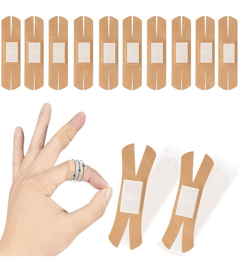 X Shaped Wound Bandage 40pcs Elastic Hemostatic Joint Finger First Aid - Image 1