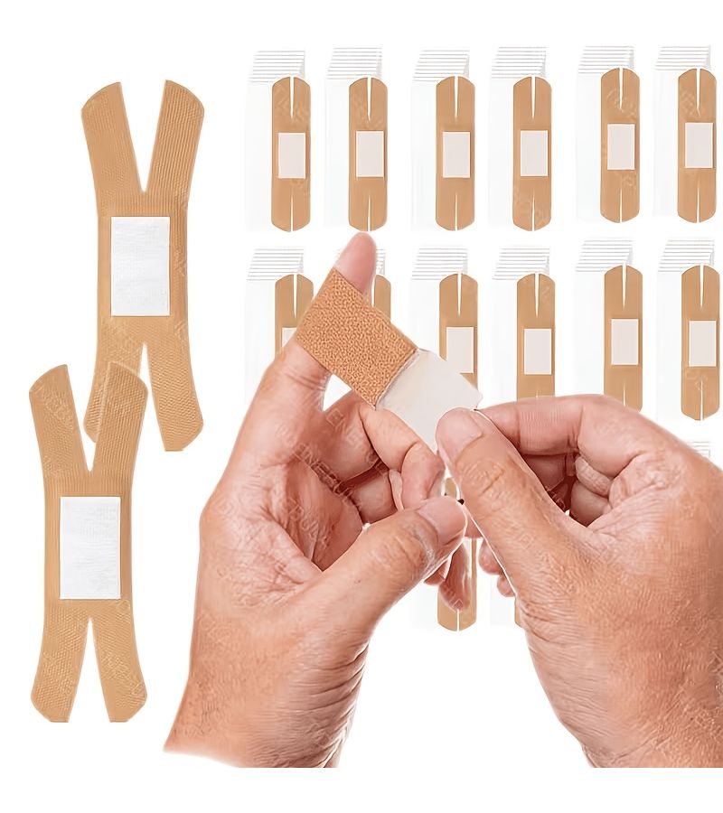X Shaped Wound Bandage 40pcs Elastic Hemostatic Joint Finger First Aid - Image 2