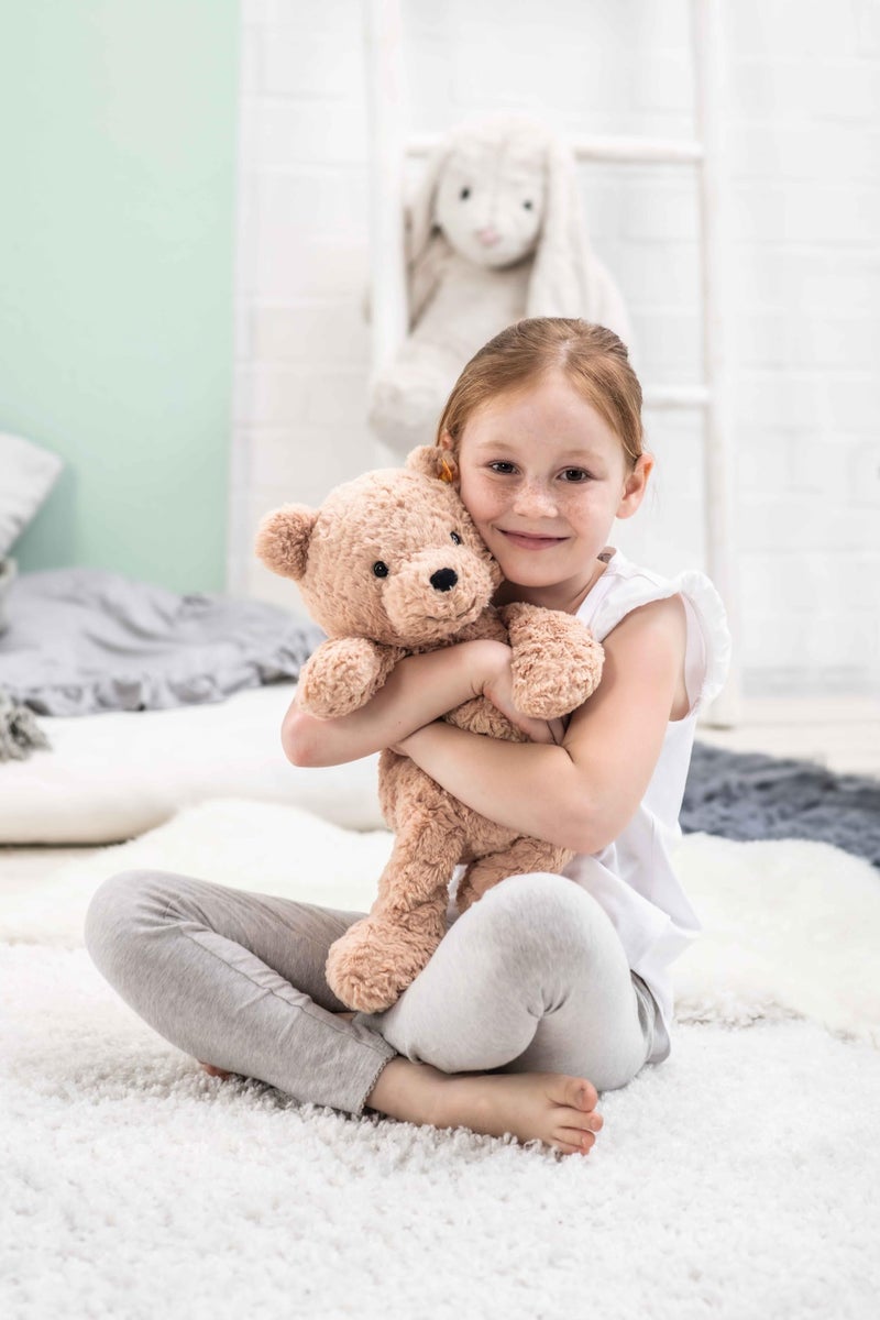 Steiff Jimmy Teddy Bear  Soft Cuddly Friends Premium Plush Stuffed Animal Toy for Kids Light Brown 16 - Image 3