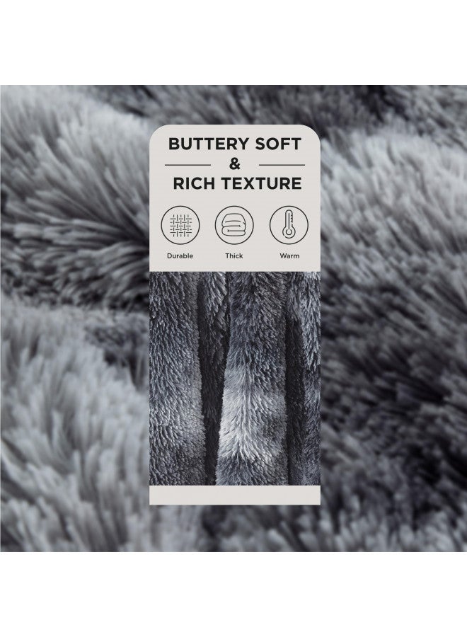 Bedsure Bedsure Soft Fuzzy Throw Blanket for Couch Fluffy Blankets & Throws Shaggy Faux Fur Blanket, Plush Sherpa Blanket, Cozy Decorative Gift, Throw Blankets for Couch, Sofa, Bed, 50x60 Inches, 640 GSM  - Image 2