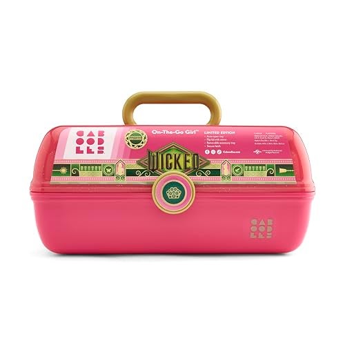 Caboodles Women's On-The-Go Girl, Wicked Glinda-Pink Over Pink Sparkle - Image 4