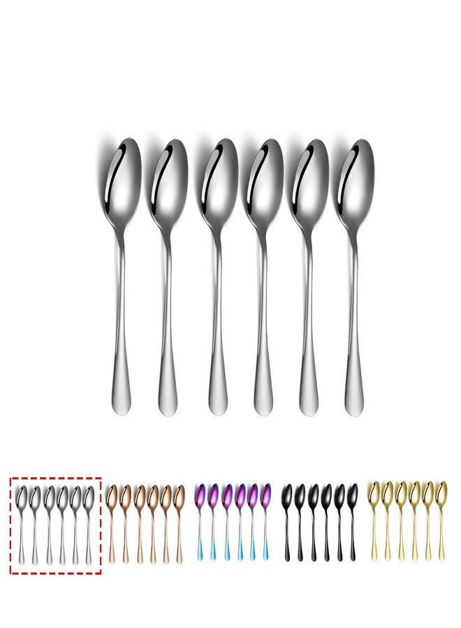 Kyraton 5.5" Espresso & Tea Spoons - Stainless Steel Mini Spoons, Pack of 6 - Image 1