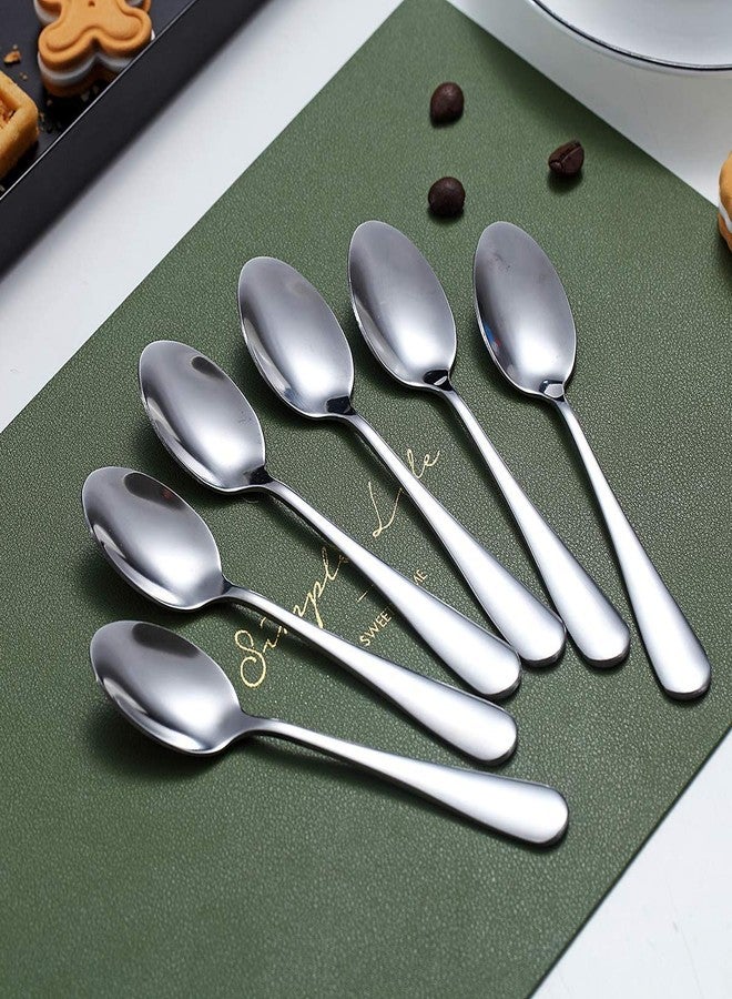 Kyraton 5.5" Espresso & Tea Spoons - Stainless Steel Mini Spoons, Pack of 6 - Image 3