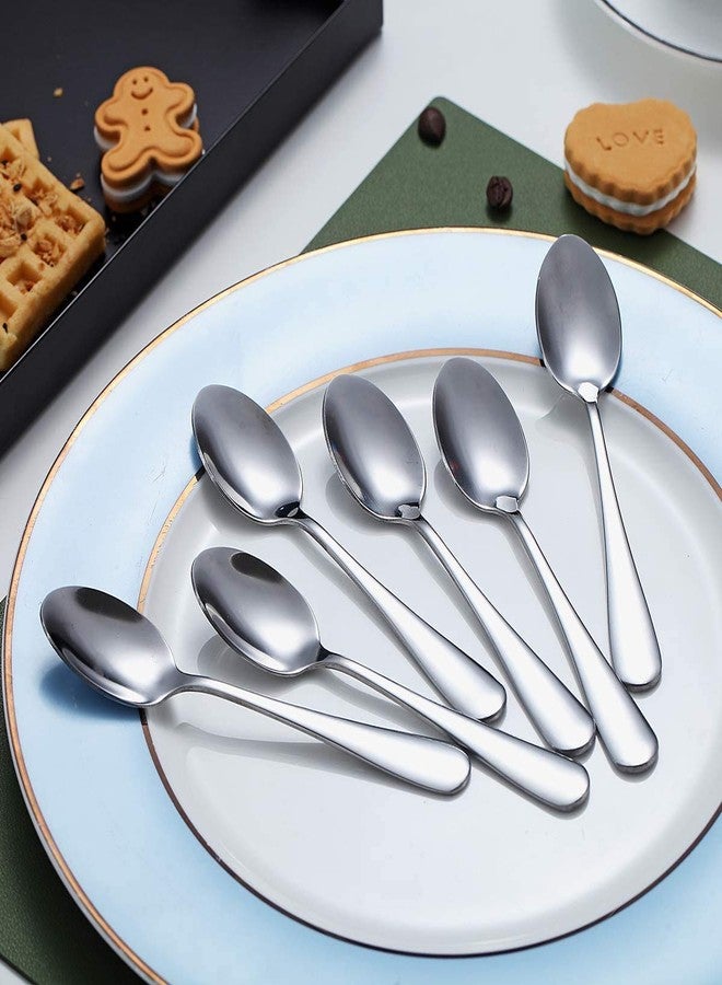 Kyraton 5.5" Espresso & Tea Spoons - Stainless Steel Mini Spoons, Pack of 6 - Image 2