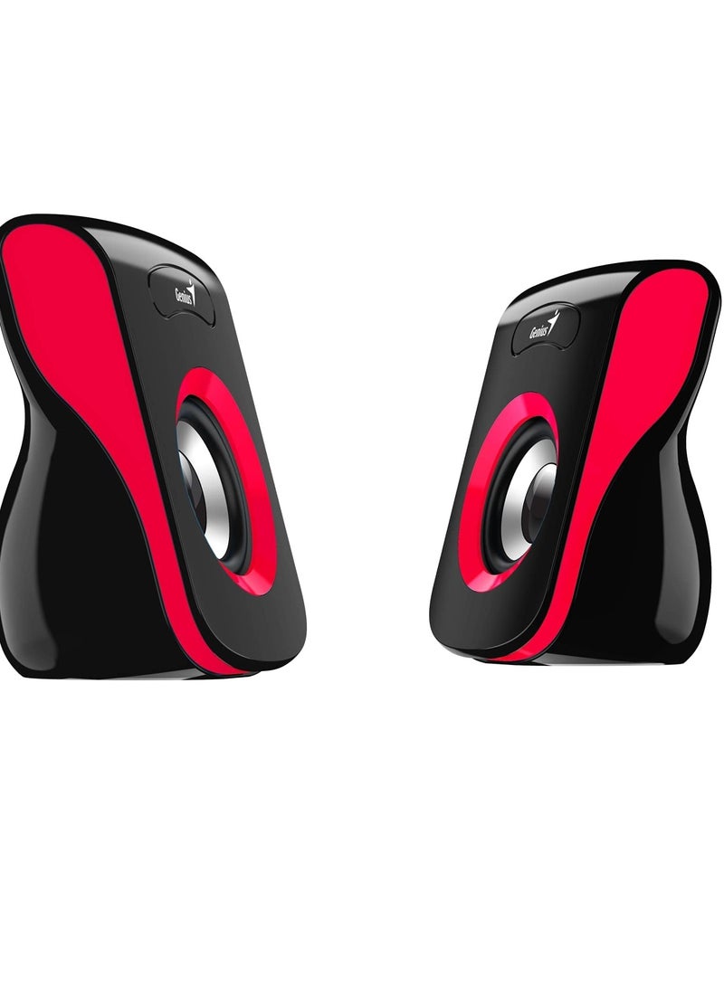 جينيس مكبر صوت Genius SP–Q180 RED USB POWER