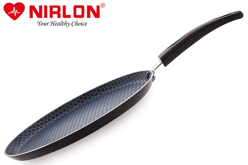 Nirlon Honeycomb Non Stick Gas Stove Compatible Aluminium Flat Dosa Tawa 26cm[Honeycomb_Flat Tawa 26cm] - Image 5