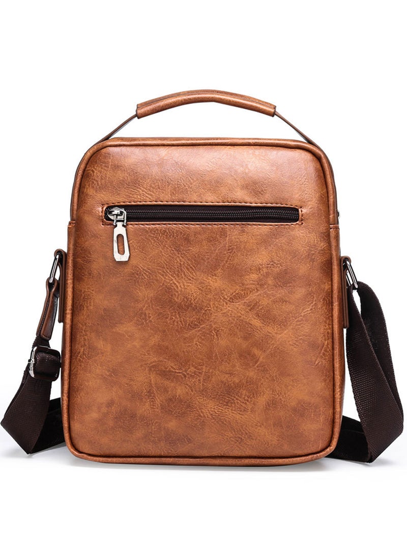 Factory Men'S Shoulder Bag Messenger Bag Casual Retro Handbag Men'S Briefcase Backpack - Image 4