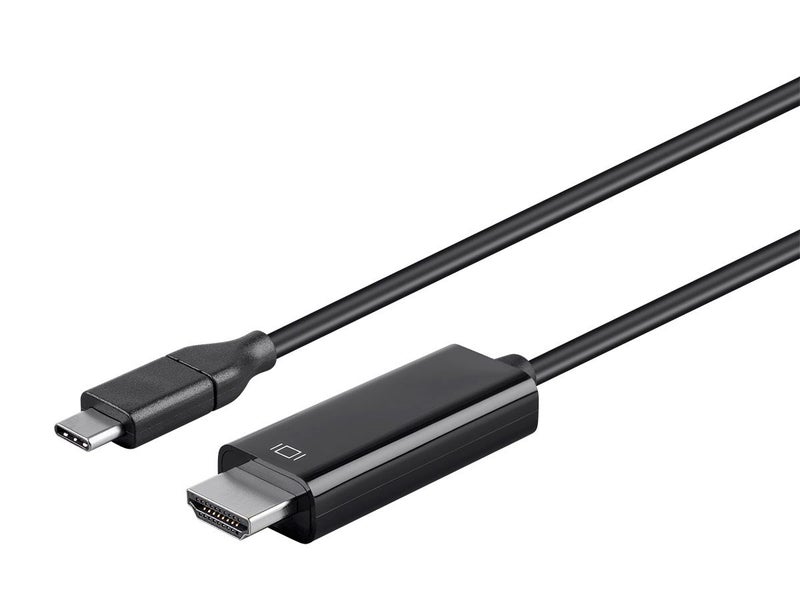 Monoprice USB C to HDMI 31 Cable 5Gbps 4K30Hz TypeC Mirror or Expand You PC Display 9 Feet Black - Image 2