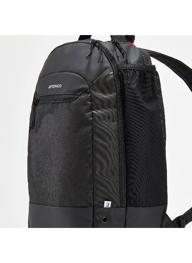 ARTENGO ARTENGO BY DECATHLON,24 L Tennis Backpack M Team - Black/Grey - Image 2