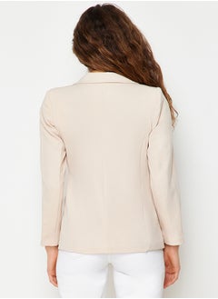 Beige Regular Lined Double Breasted Closure Woven Blazer Jacket TWOSS21CE0107 - pzsku/ZC334AE60786C39C8B250Z/45/_/1730940055/69ca618c-e0c3-47f3-90fc-b39b58b7723c