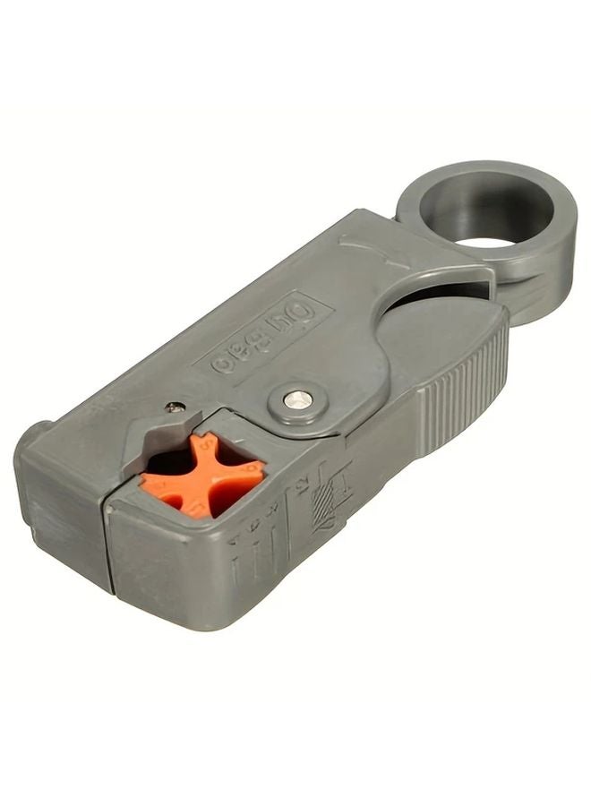 Gray Heavy Duty Automatic Wire Stripper Cable Cutter Adjustable Gauge Professional - Image 1