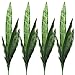 Beebel 4 Pcs Artificial Plants 30" Sansevieria Snake Plant Plastic Greenery Perfect Faux Agave Plant for Home Office - Image 2