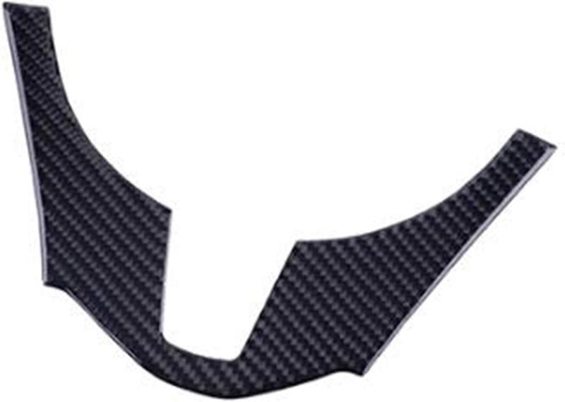 QASULER Carbon Fiber Steering Wheel Trim for Mazda 3 Axela - Image 1