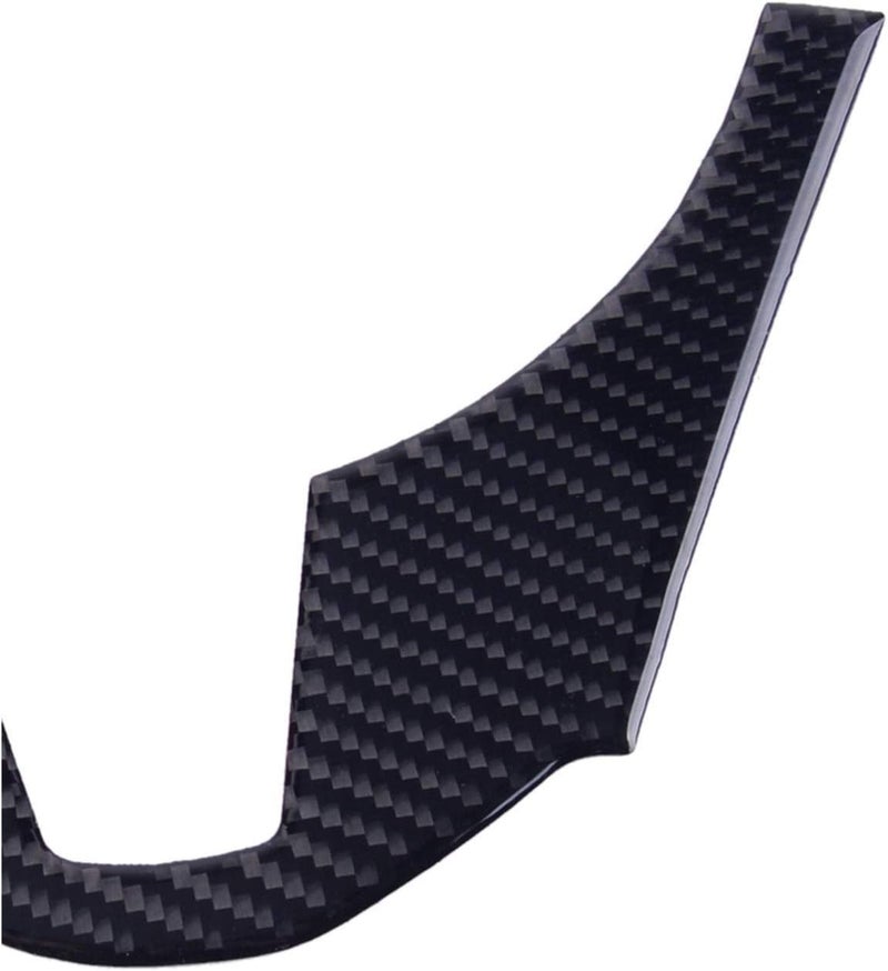 QASULER Carbon Fiber Steering Wheel Trim for Mazda 3 Axela - Image 3