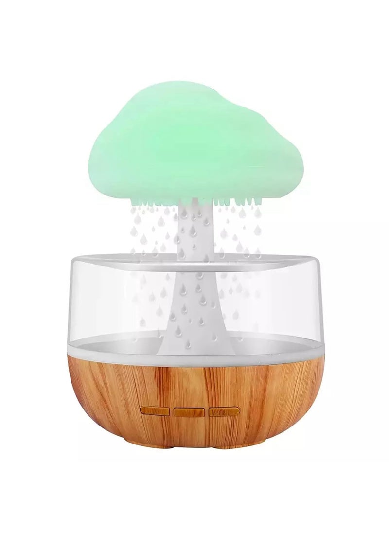 Pamidhar Pamidhar Rain Cloud Humidifier with Water Drops 7 Colors Essential Oil Diffuser USB Night Light Aromatherapy Rain Cloud Diffuser for a Relaxing Mood Multicolor  - Image 1