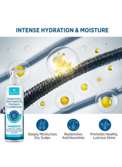 Roycederm Roycederm Seborrheic Dermatitis Psoriasis Conditioner: Scalp Treatment for Folliculitis Psoriasis Dry Itchy Scalp Oily Hair - Dandruff Conditioner for Healthy Hair  - Image 5