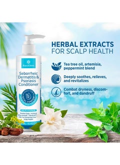 Roycederm Roycederm Seborrheic Dermatitis Psoriasis Conditioner: Scalp Treatment for Folliculitis Psoriasis Dry Itchy Scalp Oily Hair - Dandruff Conditioner for Healthy Hair  - Image 3