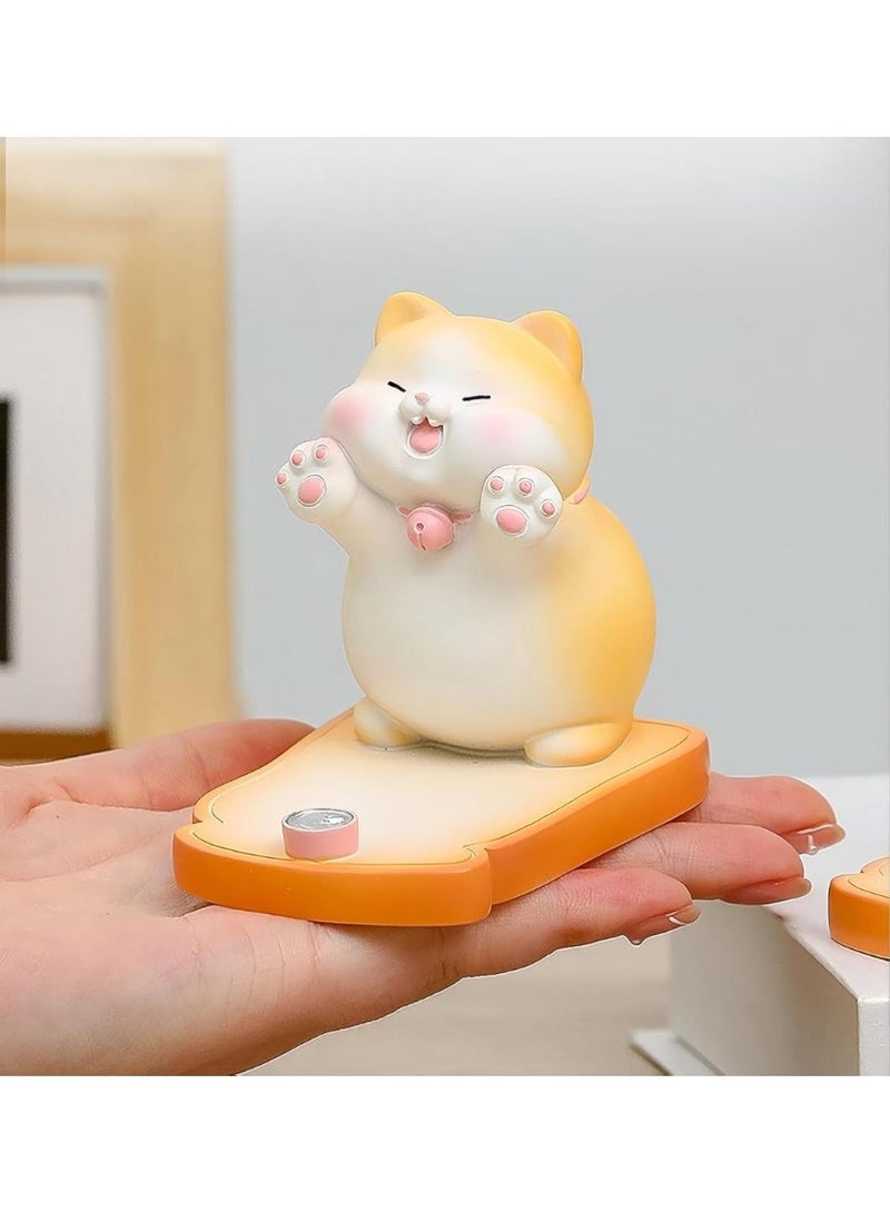 Cute Cat Phone Holder - Universal Cellphone & Tablet Stand, Novelty Desk Accessory for Bedroom & Office - Image 3