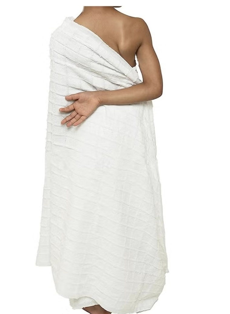 Nusuk 2 Pieces High Quality Microfiber Ihram Towels Set for Kids for Hajj and Umra - Image 3