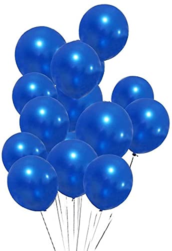 atorakushon Latex Blue Color Super Quality Rubber Balloons 10 Inchs Christmas Xmas Balloon Best For Theme Party Decoration Birthday Wedding Anniversary Office Party Purpose Opening Ceremony Pack of 50 - Image 4