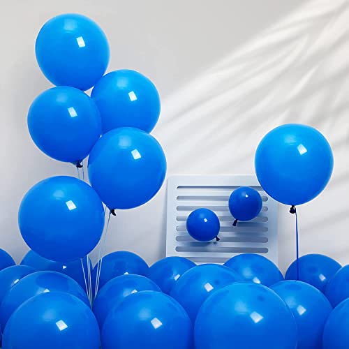 atorakushon Latex Blue Color Super Quality Rubber Balloons 10 Inchs Christmas Xmas Balloon Best For Theme Party Decoration Birthday Wedding Anniversary Office Party Purpose Opening Ceremony Pack of 50 - Image 5