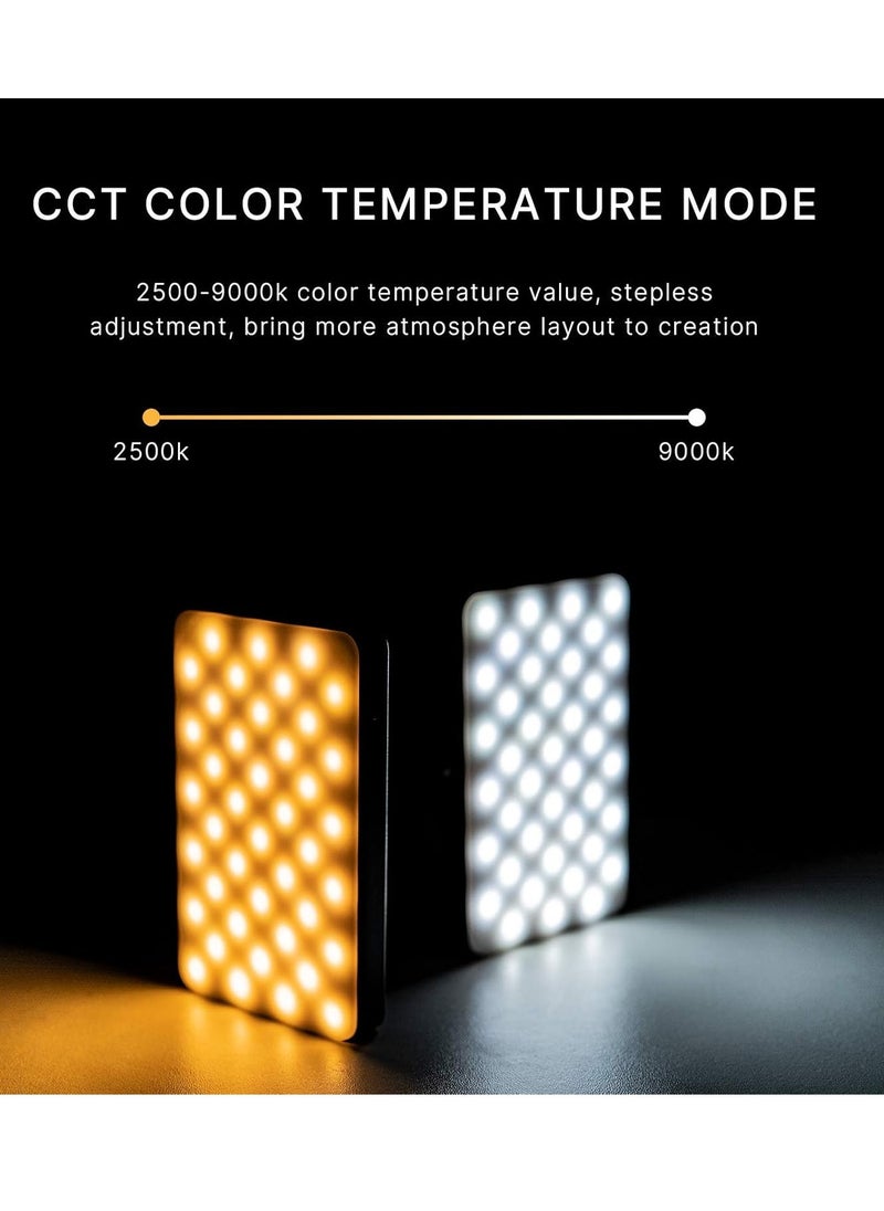 Generic - VL120 LED Video Light on Camera, Mini Rechargeable 120 LED Photography Lighting Fill Lamp 3200K-6500K Bi-Color Dimmable, CRI95+, Built-in 3100mAh Battery for Canon Nikon Sony DSLR Cameras - Image 1