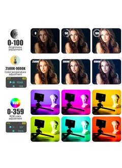 Generic VL120 LED Video Light on Camera, Mini Rechargeable 120 LED Photography Lighting Fill Lamp 3200K-6500K Bi-Color Dimmable, CRI95+, Built-in 3100mAh Battery for Canon Nikon Sony DSLR Cameras  - Image 1