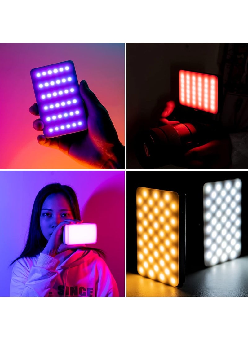 VL120 LED Video Light on Camera, Mini Rechargeable 120 LED Photography Lighting Fill Lamp 3200K-6500K Bi-Color Dimmable, CRI95+, Built-in 3100mAh Battery for Canon Nikon Sony DSLR Cameras - Image 4