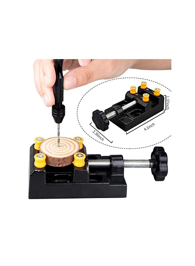 vesus Pieces Pin Vises Mini Twist Drill Bits Set Hand Drill Bits Micro with Precision Hand Pin Vise Rotary Tools for Wood,Jewelry, Plastic etc - Image 3