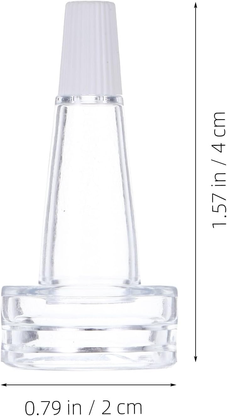 20pcs Ampoule Dropper Caps with Soft Tube, 20mm Eyedropper Dispenser for Cosmetic Vial Liquid Bottles, Lab Ampoule Splitter Caps for Precise Fluid Dispensing - Image 1