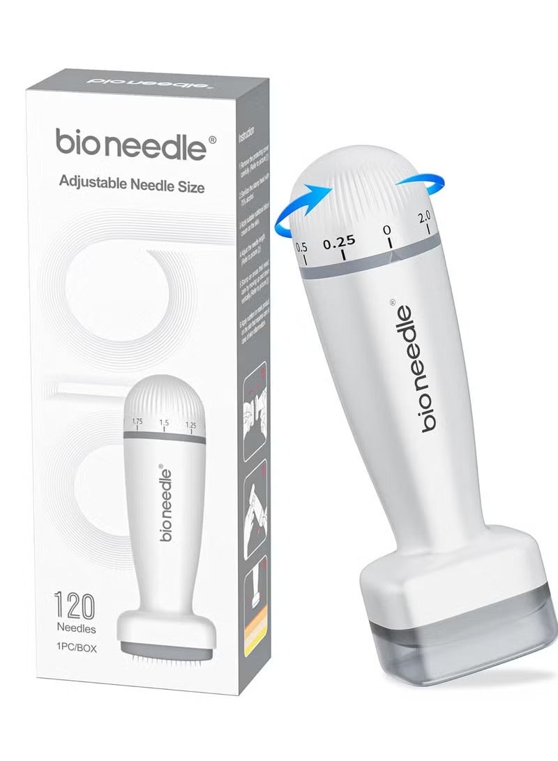 bio needle د. بن 120 تيتانيوم 0.25 مم ميكرونيدلنج ديرما ستامب احترافي بديل قلم جمال ديرما إبرة دقيقة للرجال والنساء للعناية بالبشرة للاستخدام المنزلي - Image 1