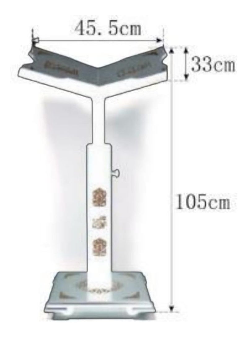 REBENUO Holy Quran stand with an adjustable and moveable wooden base  - Image 4