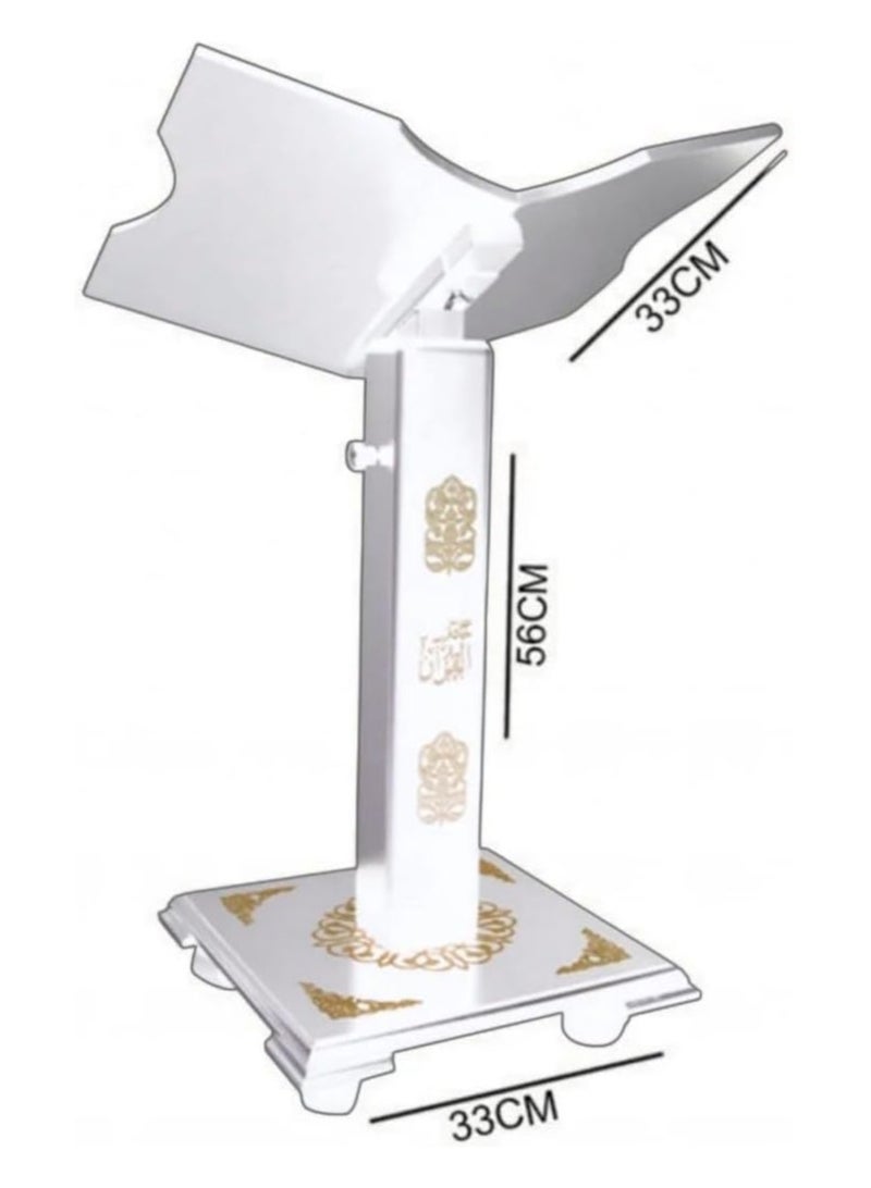 REBENUO Holy Quran stand with an adjustable and moveable wooden base  - Image 2