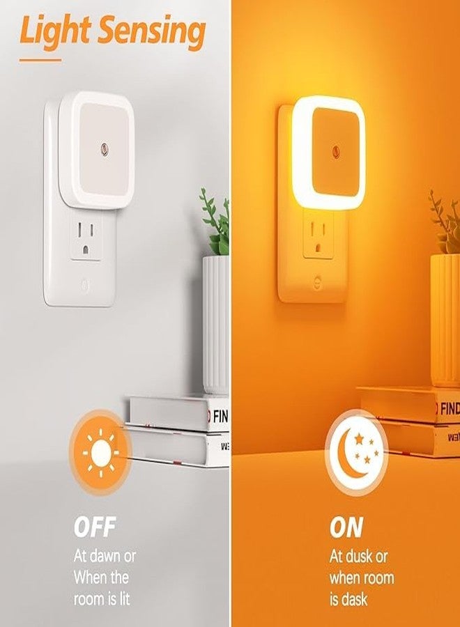 كيت مارت مصباح ليلي ذكي يعمل بتقنية LED بقوة 0.5 واط من كيت مارت، مزود بمستشعر تلقائي، ضوء نهاري أبيض، قابس (عبوة من قطعتين) - Image 5