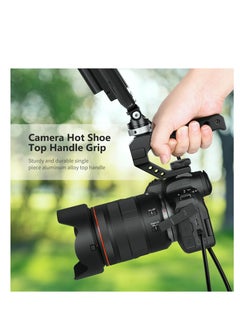 Y&D Universal Camera Hot Shoe Top Handle Grip Video Stabilizing Rig with 3 Cold Mounts for DSLR cameras Fits Microphone  - Image 3