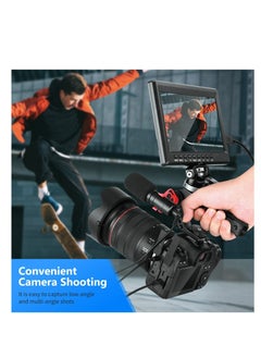 Y&D Universal Camera Hot Shoe Top Handle Grip Video Stabilizing Rig with 3 Cold Mounts for DSLR cameras Fits Microphone  - Image 2